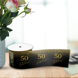 Create Your Own Fabulous Milestone Birthday Satin Ribbon