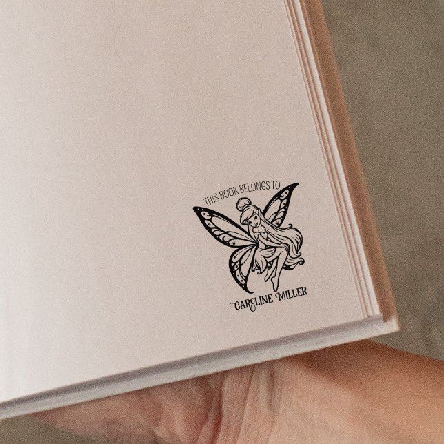 Create Your Own Fairy Book  Rubber Stamp (Creator Uploaded)
