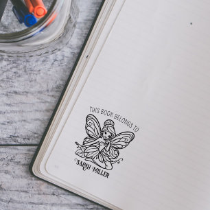 Create Your Own Fairy Book Rubber Stamp