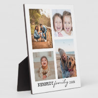 Create Your Own Family Name 4 Photo Collage