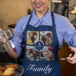 Create Your Own Family Photo Collage Blue Apron<br><div class="desc">Upload your favourite photos to make your own unique personalised keepsake photo gift.</div>