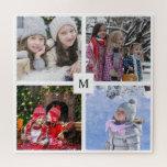 Create your own family photo collage monogrammed jigsaw puzzle<br><div class="desc">Create your own family photo collage monogrammed puzzle.
You can personalize it and add your most beautiful photos and monogram. Great fun !</div>