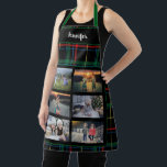 Create your own family photo collage name apron<br><div class="desc">Create your own family photo collage name,  chequered pattern,  Apron 
You can personalise it and add your most beautiful photos and name.</div>