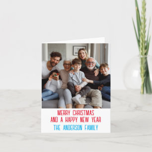 Create Your Own Family Photo  Holiday Card