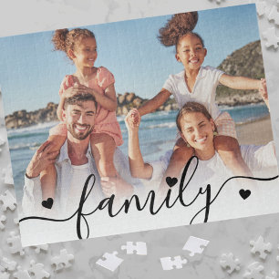 Create Your Own Family Photo Jigsaw Puzzle