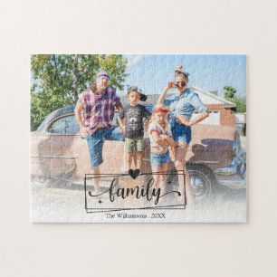 Create your Own Family Photo Overlay Jigsaw Puzzle