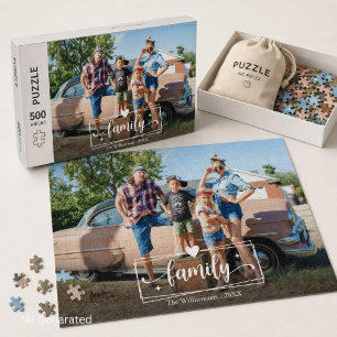 Create your Own Family Photo Overlay Jigsaw Puzzle