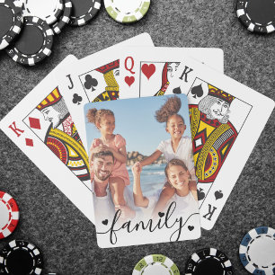Create Your Own Family Photo Playing Cards