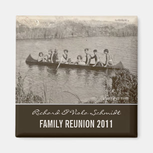Create Your Own Family Reunion Keepsake Magnet