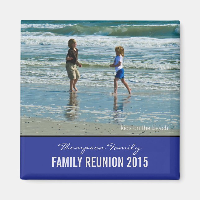 Create Your Own Family Reunion Keepsake Magnet (Front)
