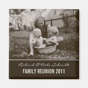 Create Your Own Family Reunion Keepsake Magnet