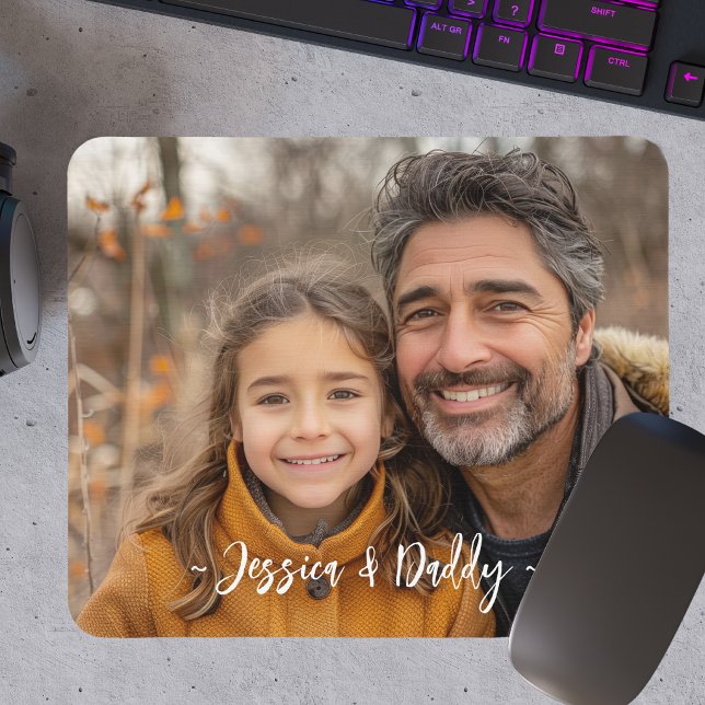 Create your own Father Daughter Photo Mouse Pad (Creator Uploaded)
