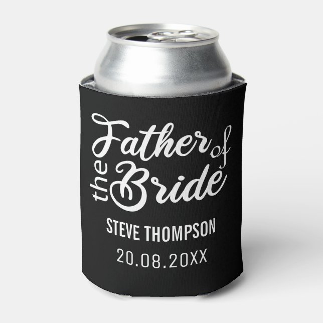 Create Your Own Father of the Bride Can Cooler (Can Front)