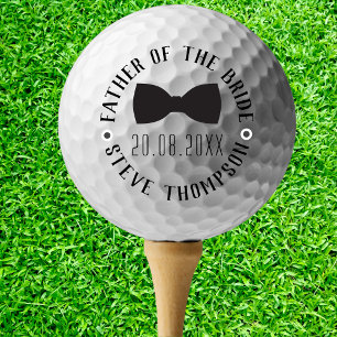 Create your Own Father of the Bride Gift Golf Balls