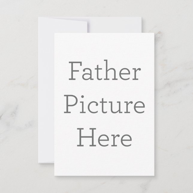 8.9 cm x 12.7 cm Flat Thank You Card (Front)