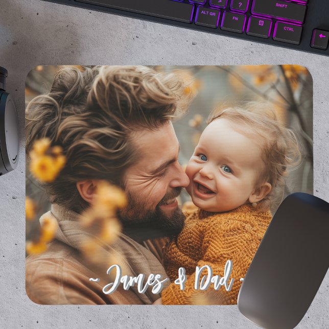 Create your own Father Son Photo Mouse Pad (Creator Uploaded)