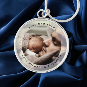Create Your Own Father's Day Best Dad Ever Photo Key Ring