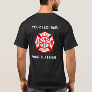 Create Your Own Fire Department Logo  T-Shirt