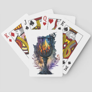Create Your Own Fire Goblet Playing Cards