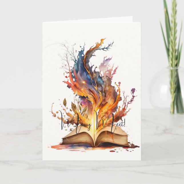 Create Your Own Fire Grimoire Card (Front)