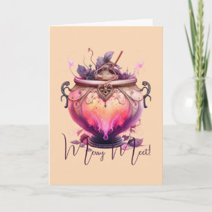 Create Your Own Fire Potion Cauldron Card