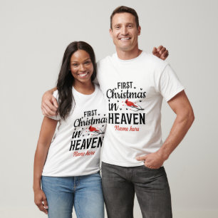 Create Your Own First Christmas in Heaven Cardinal T-Shirt