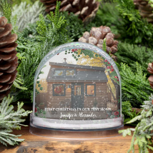Create your own first christmas in our tiny home snowglobe
