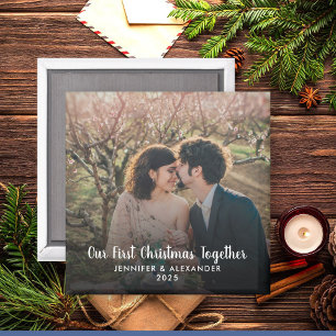 Create your own First Christmas Together photo Magnet