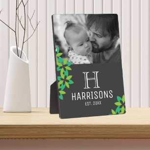 Create Your Own First Father's Day Photo Plaque