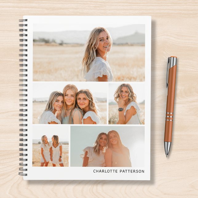 Create Your Own Five Photo Collage Name Gift Planner (Creator Uploaded)