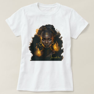Create Your Own Flaming Golden Witch T-Shirt