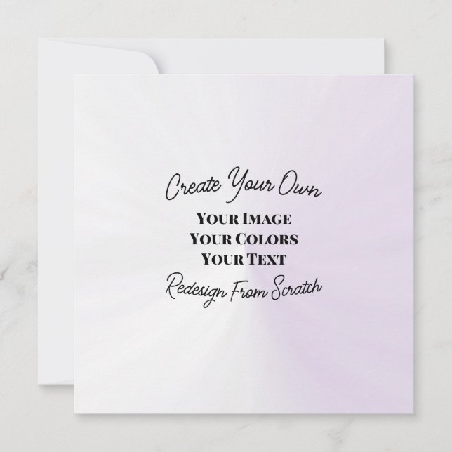 Create Your Own Flat Card (Front)