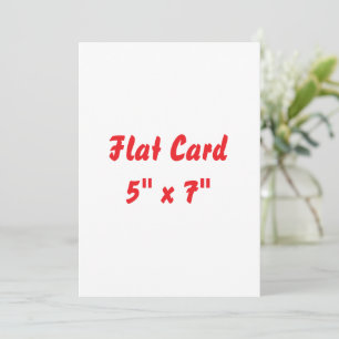 Create Your Own Flat Card 5" x 7"