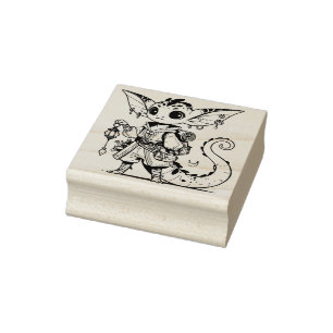 Create Your Own Fledgling Dragon Potioneer Rubber Stamp