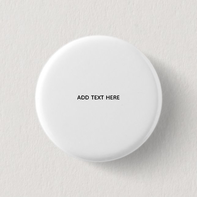 Create Your Own Floral  3 Cm Round Badge (Front)