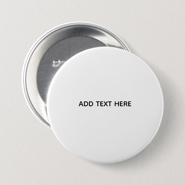 Create Your Own Floral  7.5 Cm Round Badge (Front & Back)
