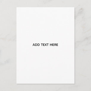 Create Your Own Floral Announcement Postcard