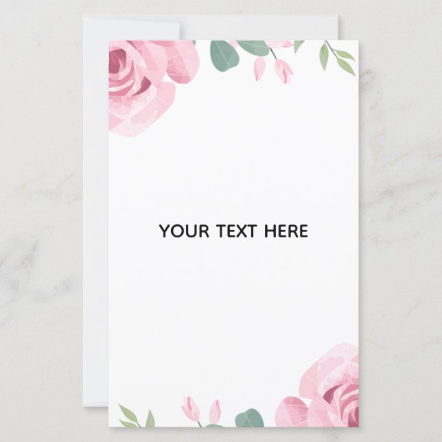 Create Your Own Floral Border (Front)