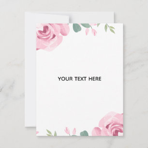 Create Your Own Floral Border Card