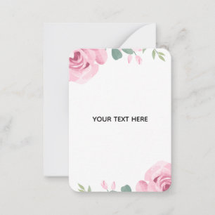 Create Your Own Floral Border Card