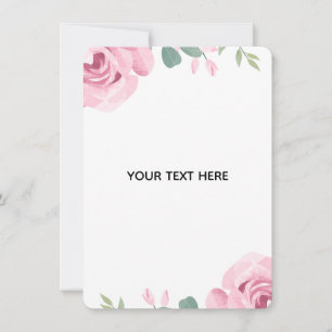 Create Your Own Floral Border Card