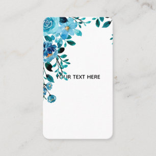 Create Your Own Floral Business Card