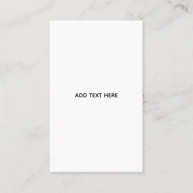 Create Your Own Floral  Business Card (Front)