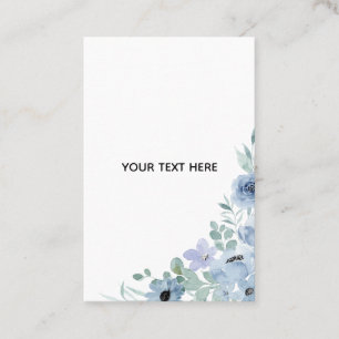 Create Your Own Floral  Business Card