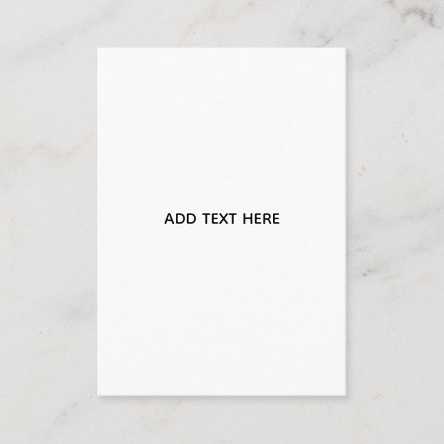 Create Your Own Floral  Business Card (Front)