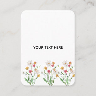 Create Your Own Floral Business Card