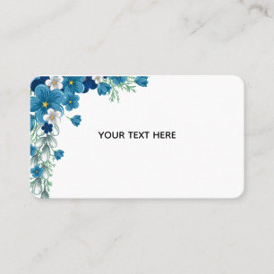 Create Your Own Floral Business Card