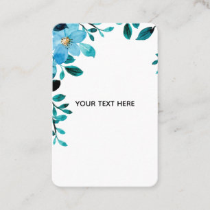 Create Your Own Floral Business Card