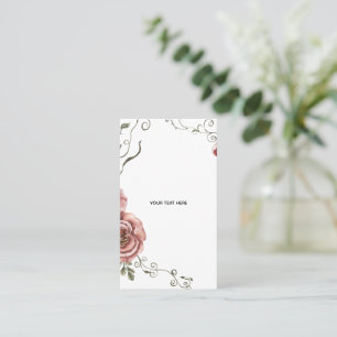 Create Your Own floral  Business Card