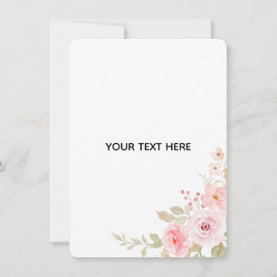 Create Your Own Floral Card